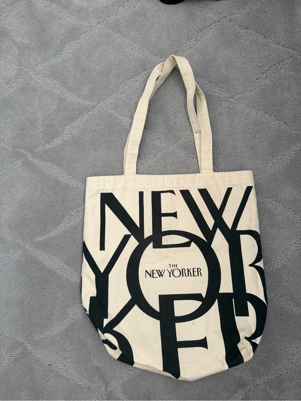 NEW YORKER CANVAS TOTE BAG